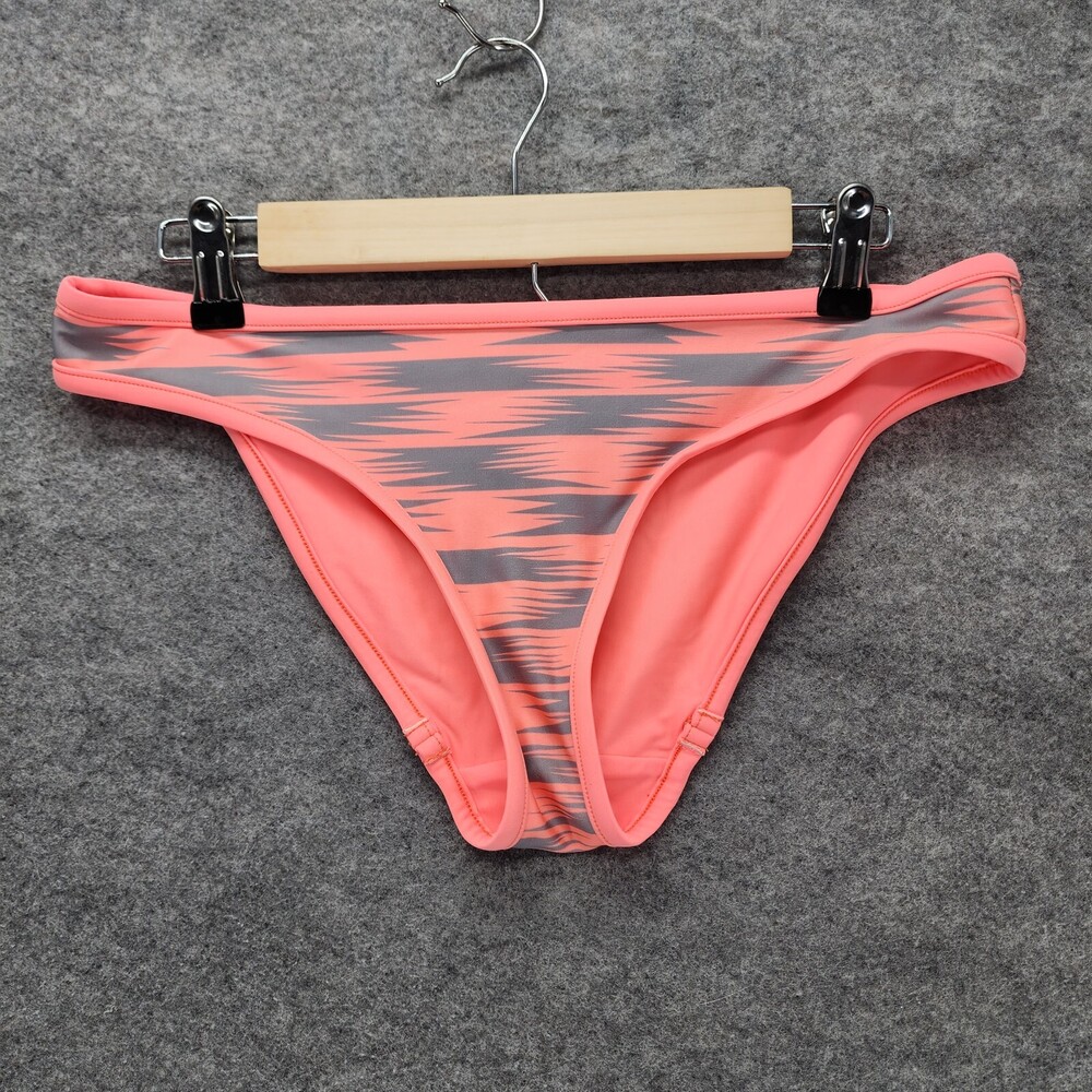 Chubbies Bikini Bottom Womens Medium Coral Gray Swimwear